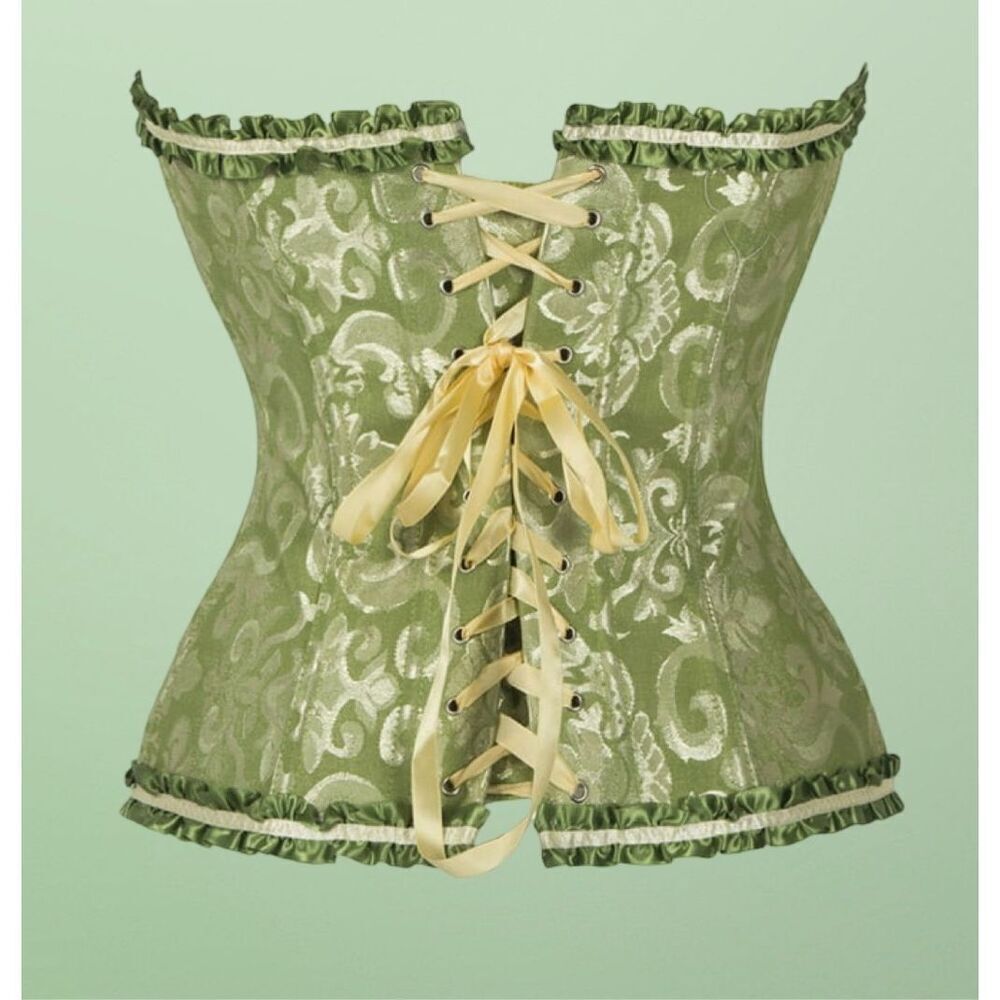 Beautiful Emerald Corset - Picture 8 of 9